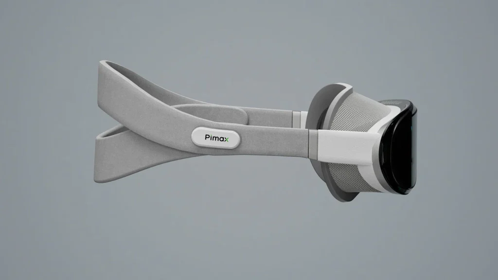 side view: Pimax Dream Air