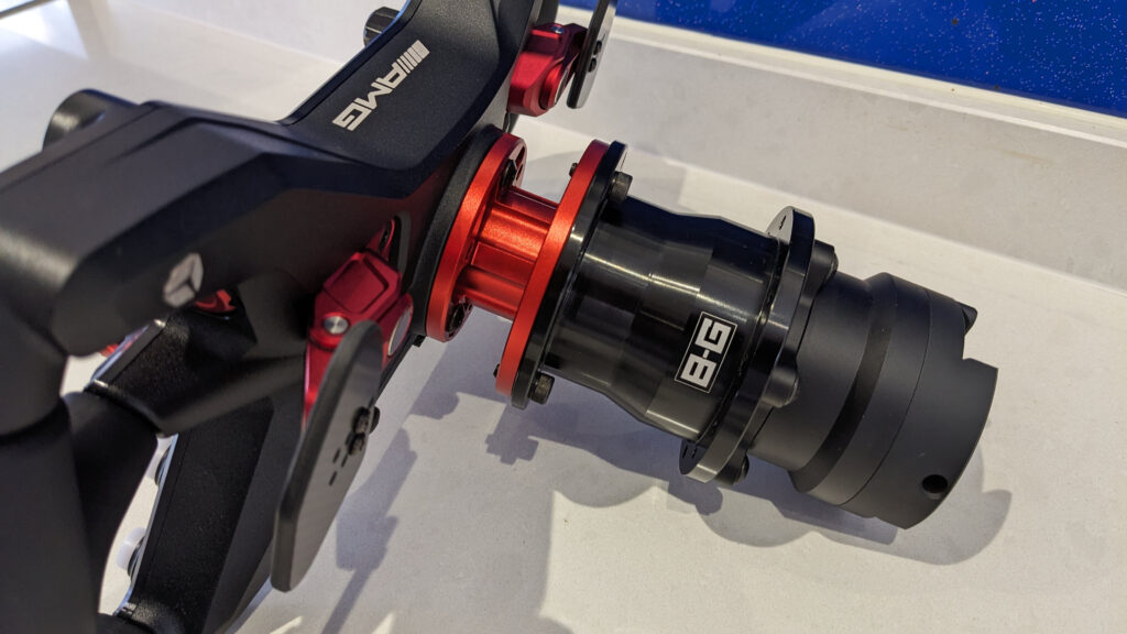 SQR Hub mounted to Cube Controls AMG wheel