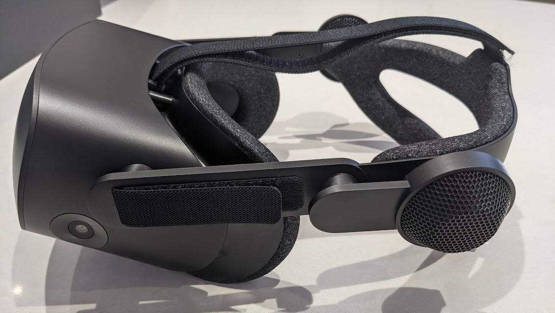 My HP Reverb G2 VR headset on a white worktop