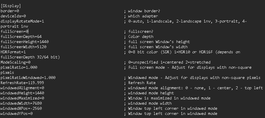 rendererDX11Monitor ini file settings for triple monitors in iRacing