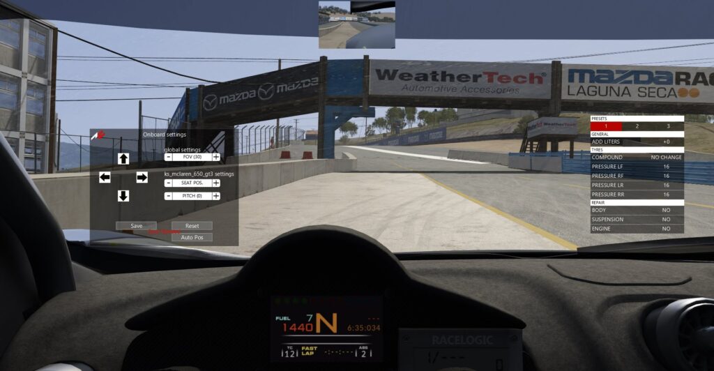 onboard app in assetto corsa