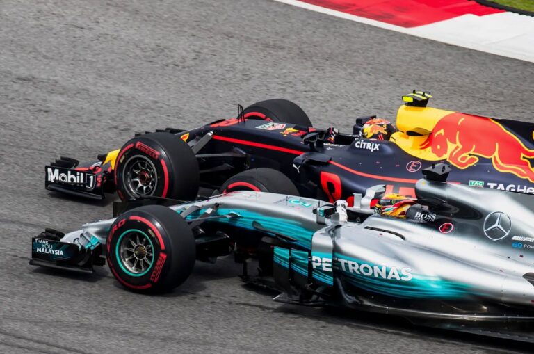 An overtake in F1
