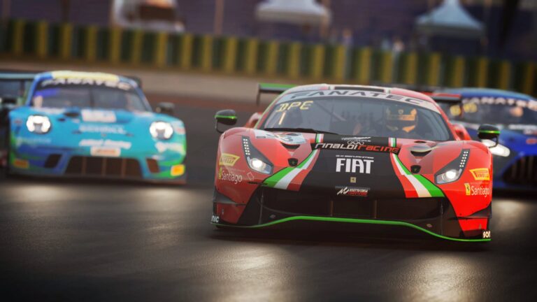 porsche ferarri sim racing in VR