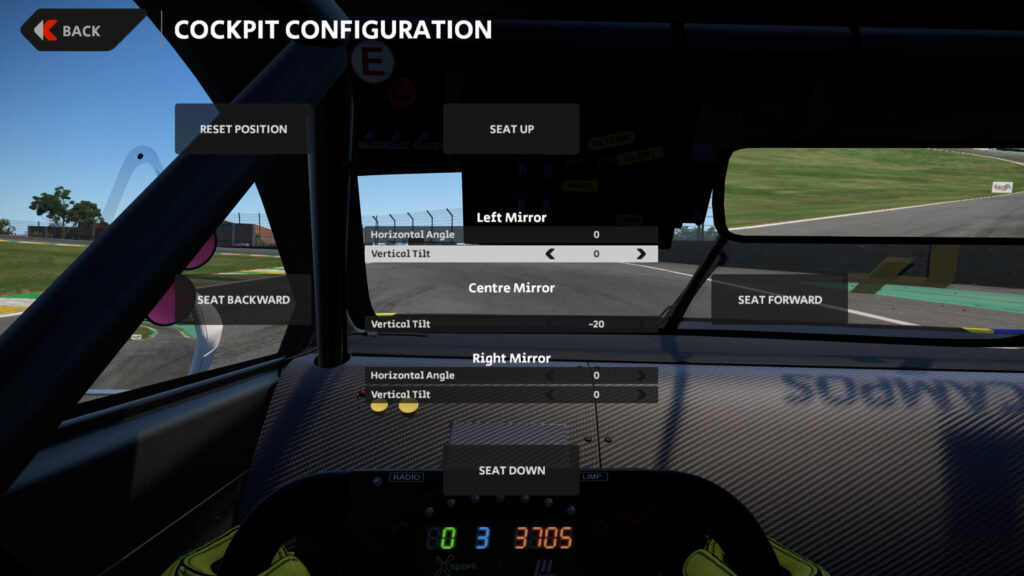 Cockpit configuration in AMS2