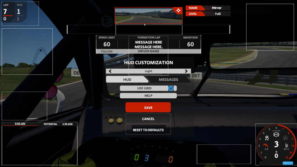 HUD customisation in AMS2