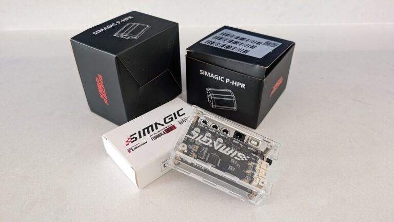 SIMAGIC Haptic Pedal Reactor boxes and controller