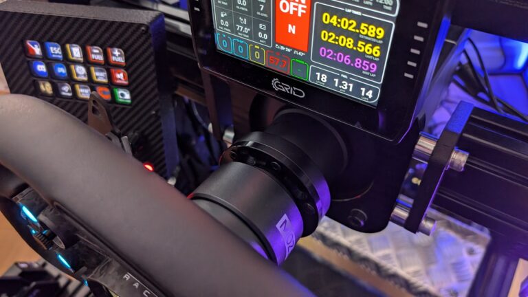 Moza Vision GS wheel fitted to Simucube 2 Pro