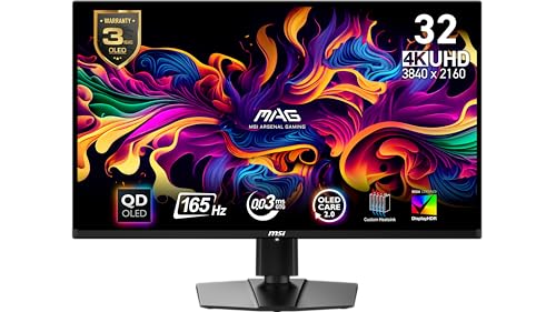MSI MAG 321UP QD-OLED Gaming Monitor