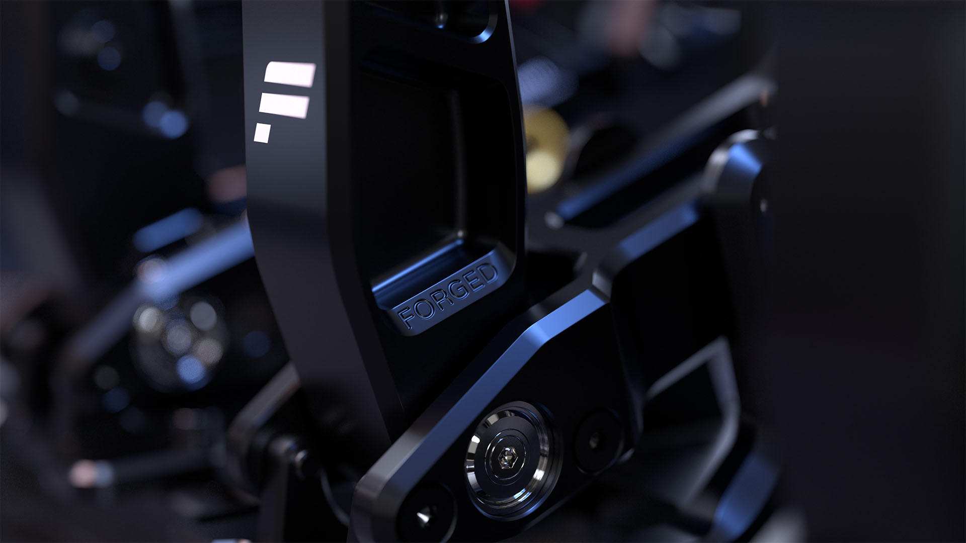 Fanatec Podium Pedals showing brake mechanism detail