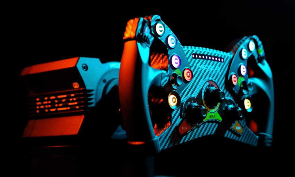 MOZA R12 with KS Steering wheel