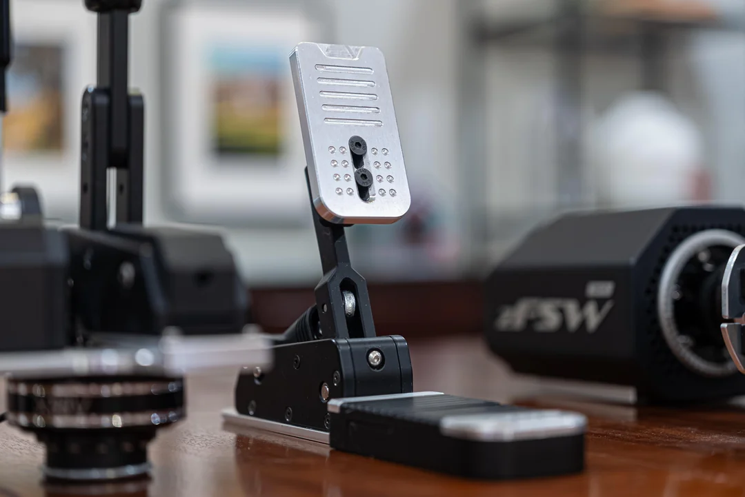 Custom CNC machined pedal assembly with load cell