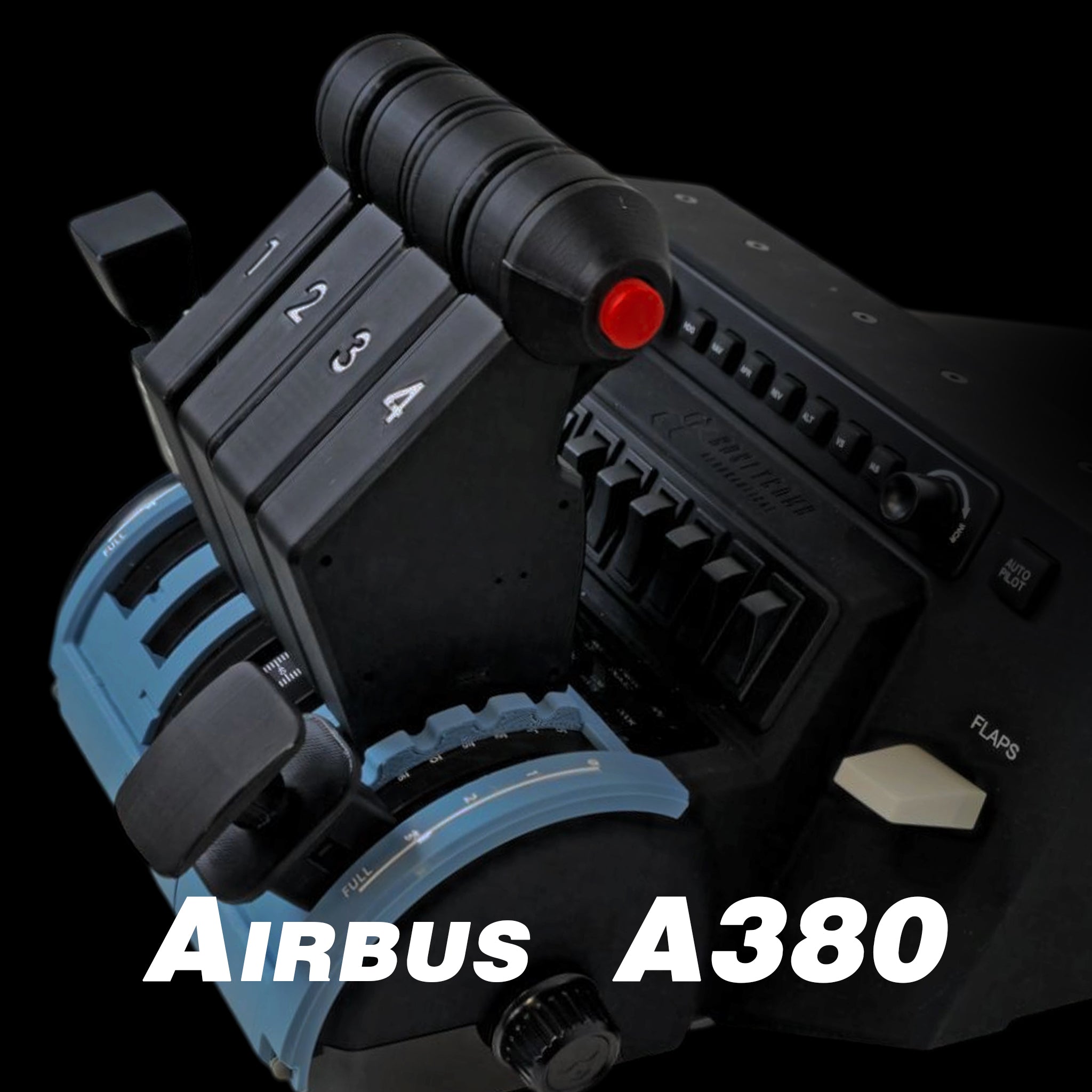 A380 Advanced Throttle - ProDeskSim flight sim throttle addon