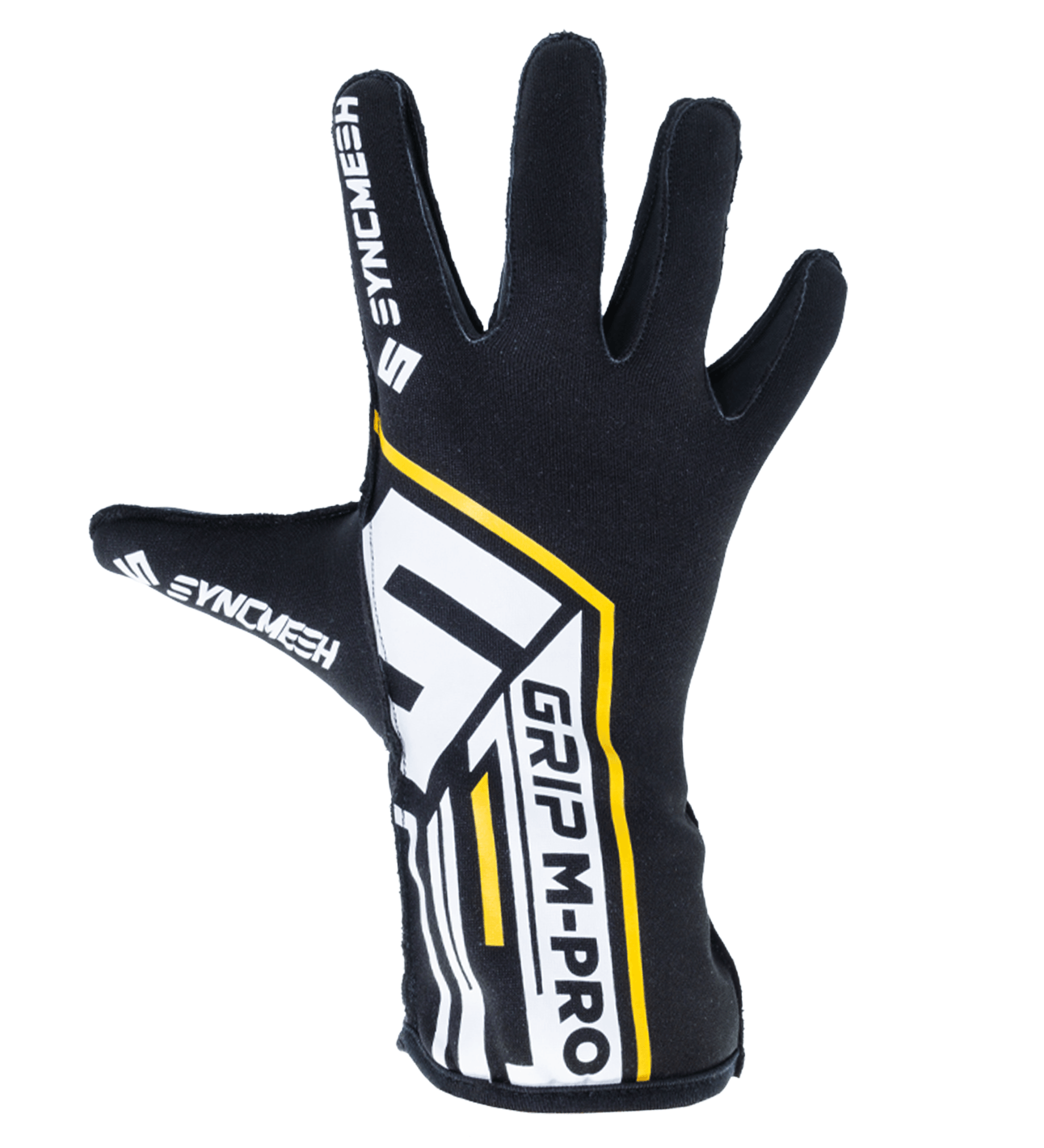Grip M-PRO Black - Sync Mesh sim racing gloves