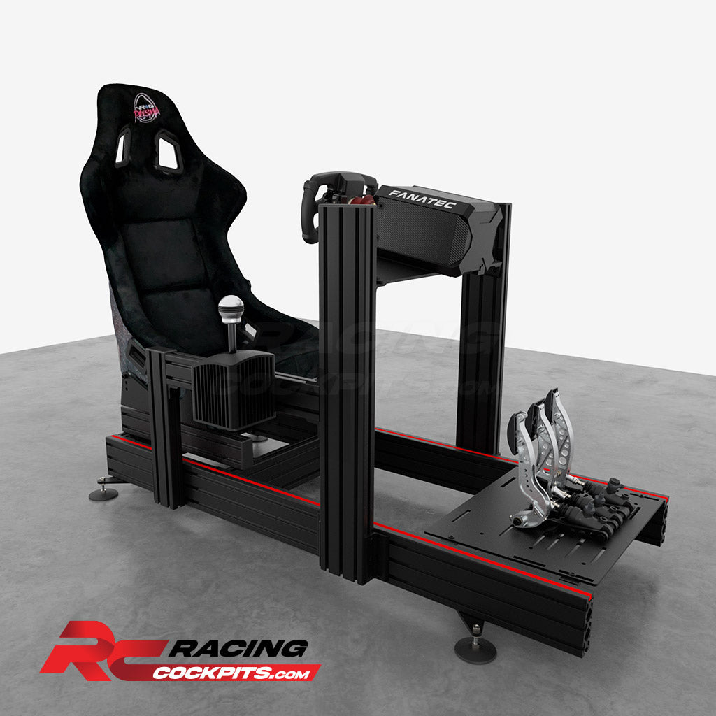 RCP Cockpit PRO with NRG racing seat - Racing Cockpits sim racing cockpit bundle