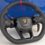 MOZA Lamborghini Revuelto steering wheel front view