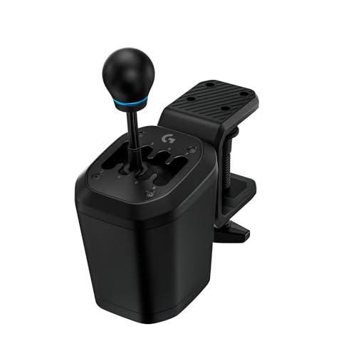 Logitech G RS H-Shifter - 7-speed H-pattern with push-through reverse lockout