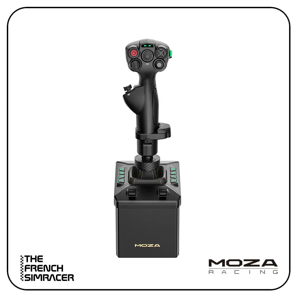 MOZA AB6 Flight Simulator Bundle with MHG flight stick - $399 entry-tier force feedback bundle