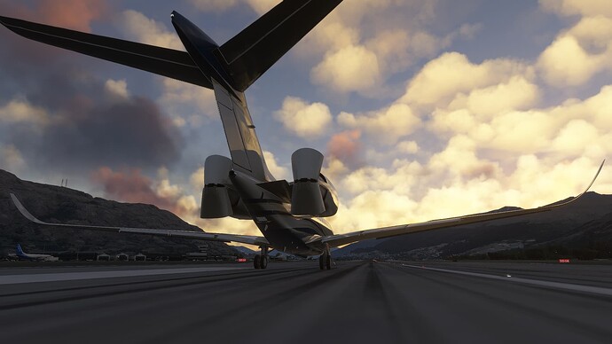 Airliner in flight, Microsoft Flight Simulator 2024