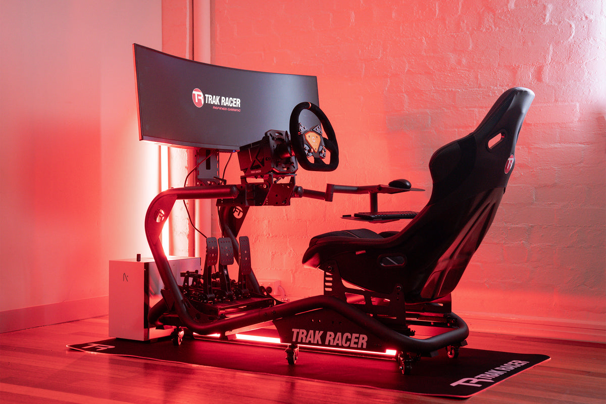 Trak Racer Spec 1 TR8 Pro plug-and-play prebuilt sim racing rig
