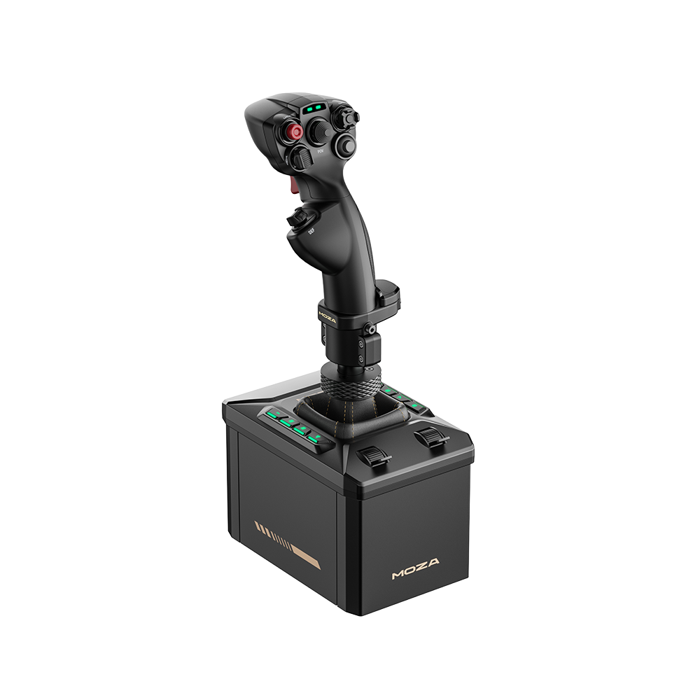 MOZA AB6 Flight Simulator Bundle with MHG flight stick - $399 entry-tier force feedback bundle