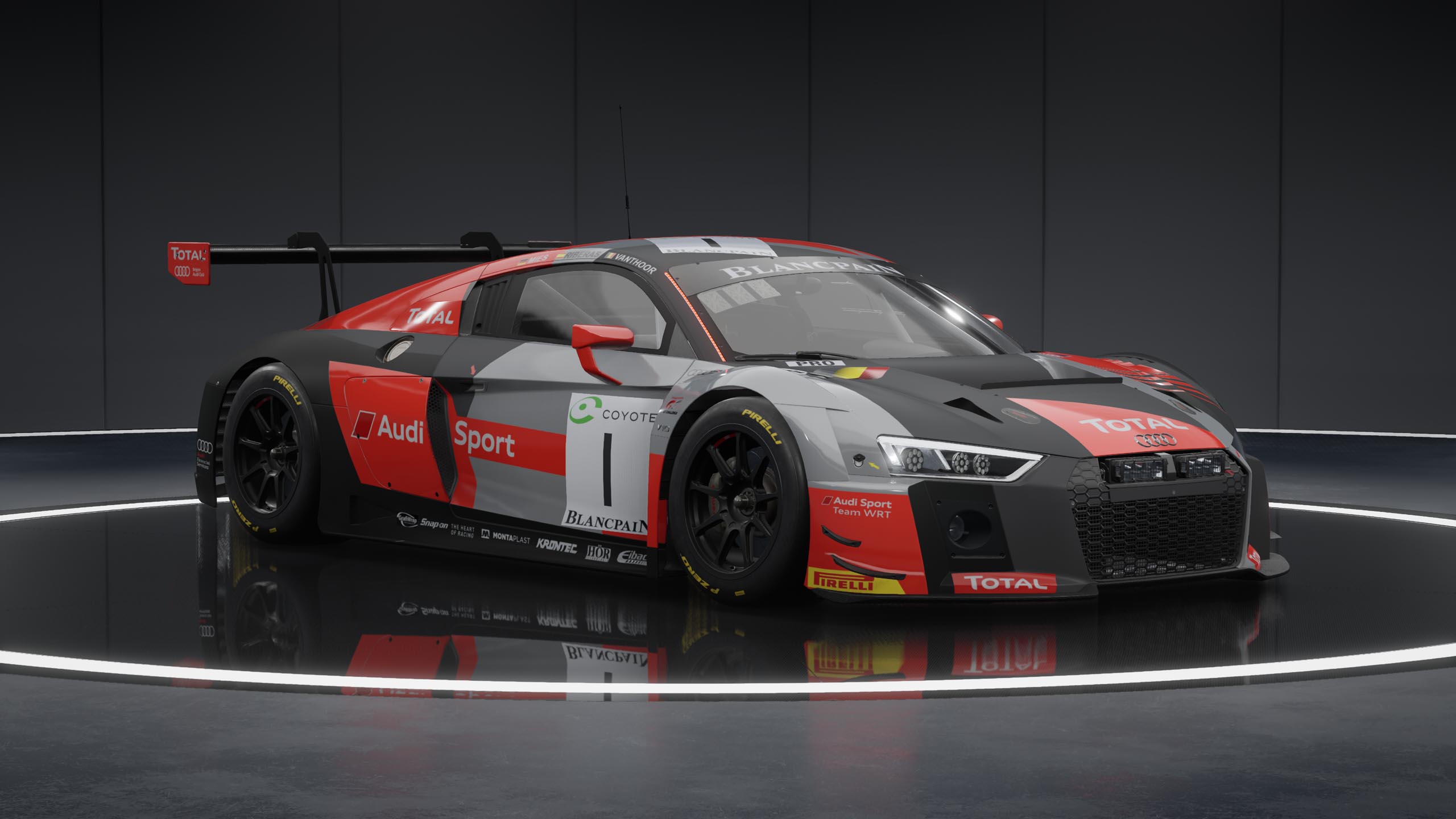 Audi R8 LMS racing car in Assetto Corsa Competizione