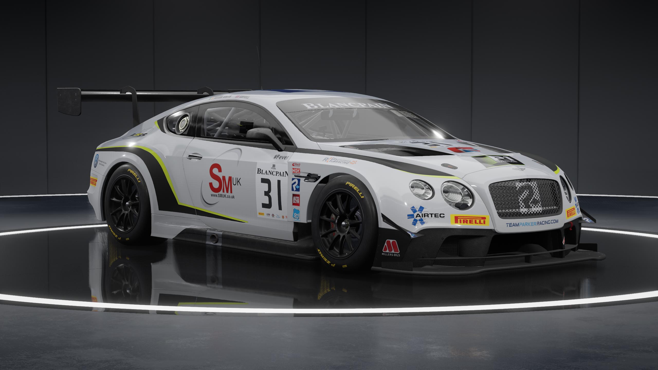 Bentley Continental GT3 racing car in Assetto Corsa Competizione