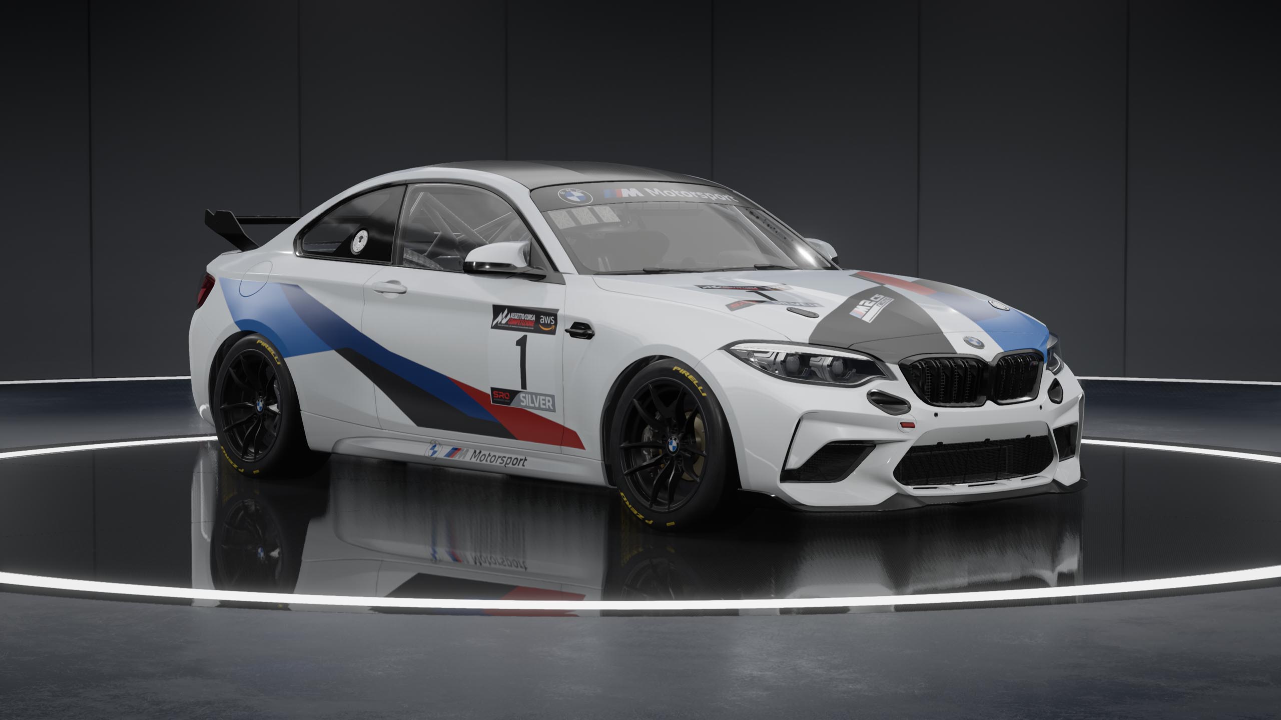 BMW M2 CS Racing racing car in Assetto Corsa Competizione