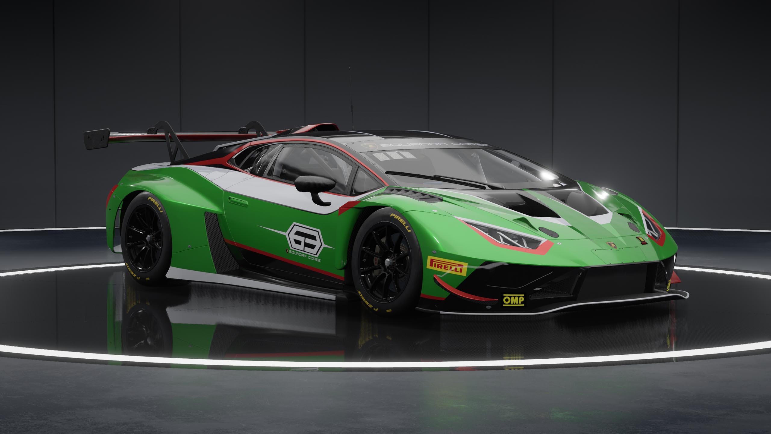 Lamborghini Huracán GT3 Evo2 racing car in Assetto Corsa Competizione