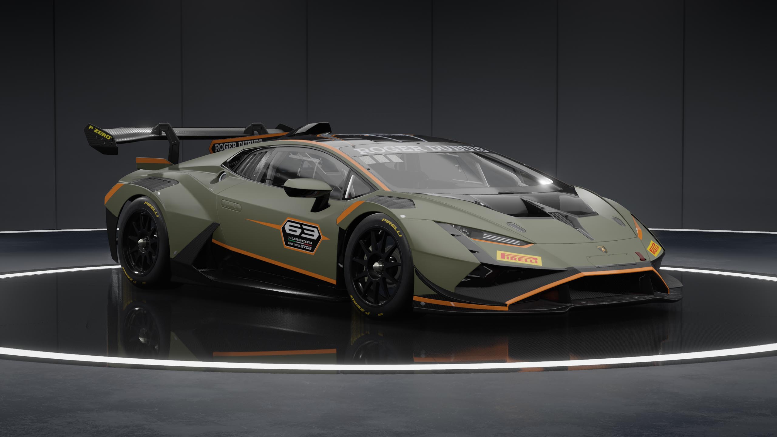 Lamborghini Huracán Super Trofeo EVO2 racing car in Assetto Corsa Competizione