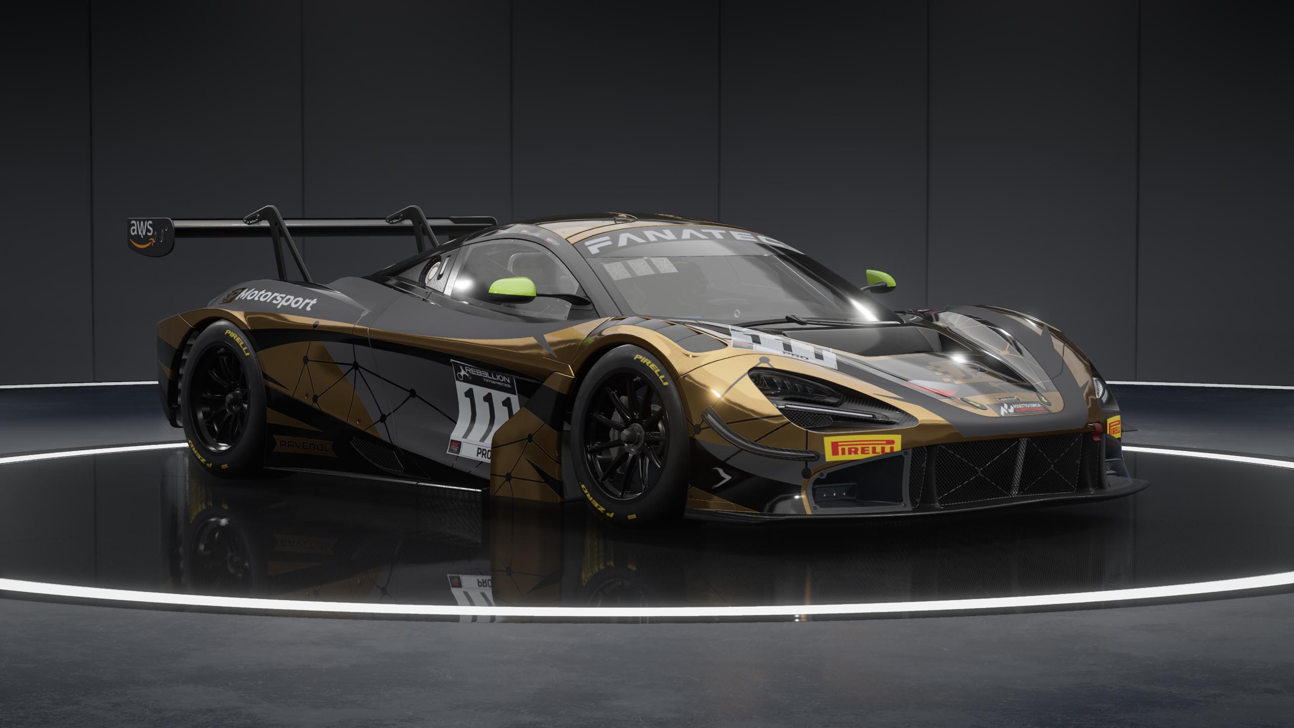 McLaren 720S GT3 racing car in Assetto Corsa Competizione