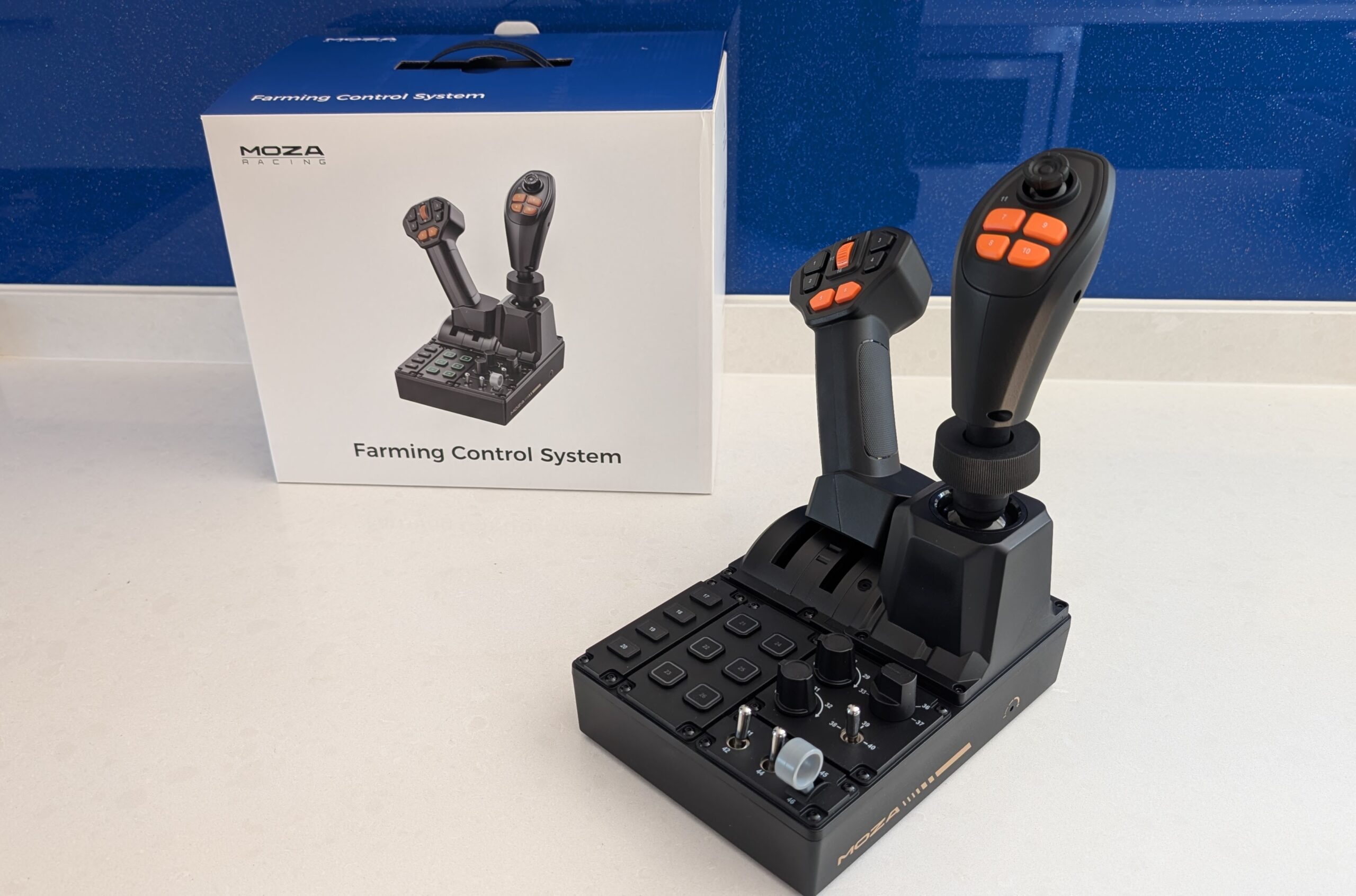 MOZA FCS Farming Control System kit and retail box
