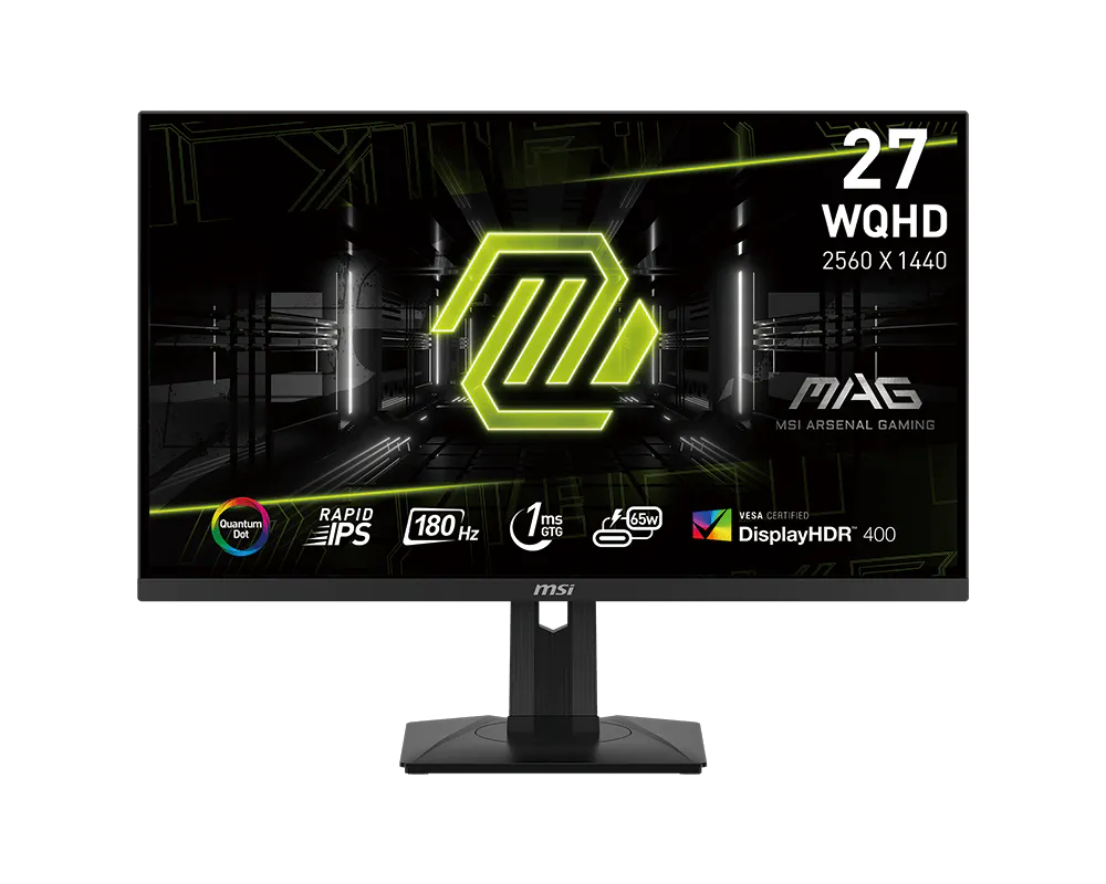 MSI MAG 274QRF QD E2 27-inch Rapid IPS QHD 180Hz monitor for triple-screen sim racing