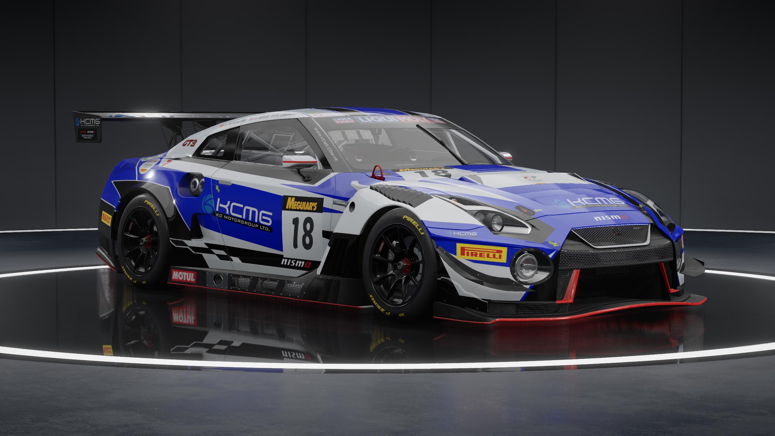 Nissan GT-R Nismo GT3 racing car in Assetto Corsa Competizione