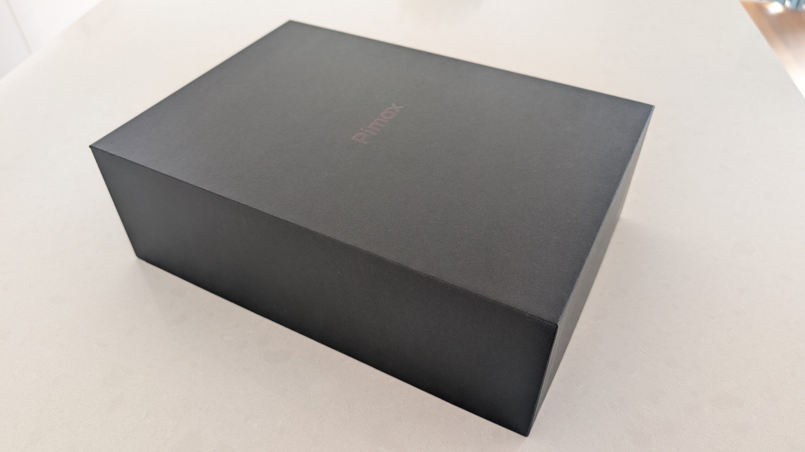 The Pimax Dream Air SLAM edition box, closed, before opening