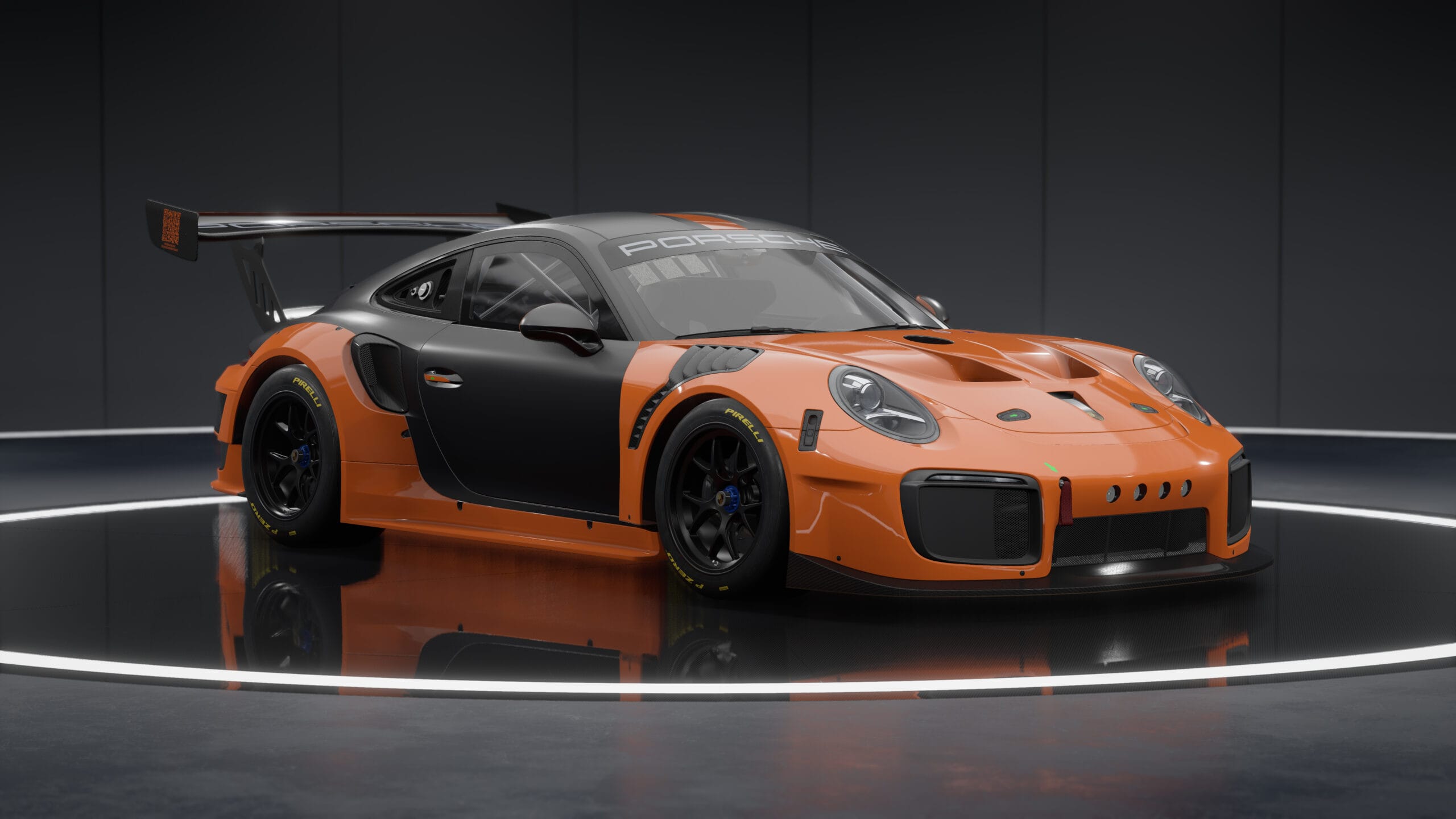 Porsche 911 GT2 RS Clubsport Evo racing car in Assetto Corsa Competizione