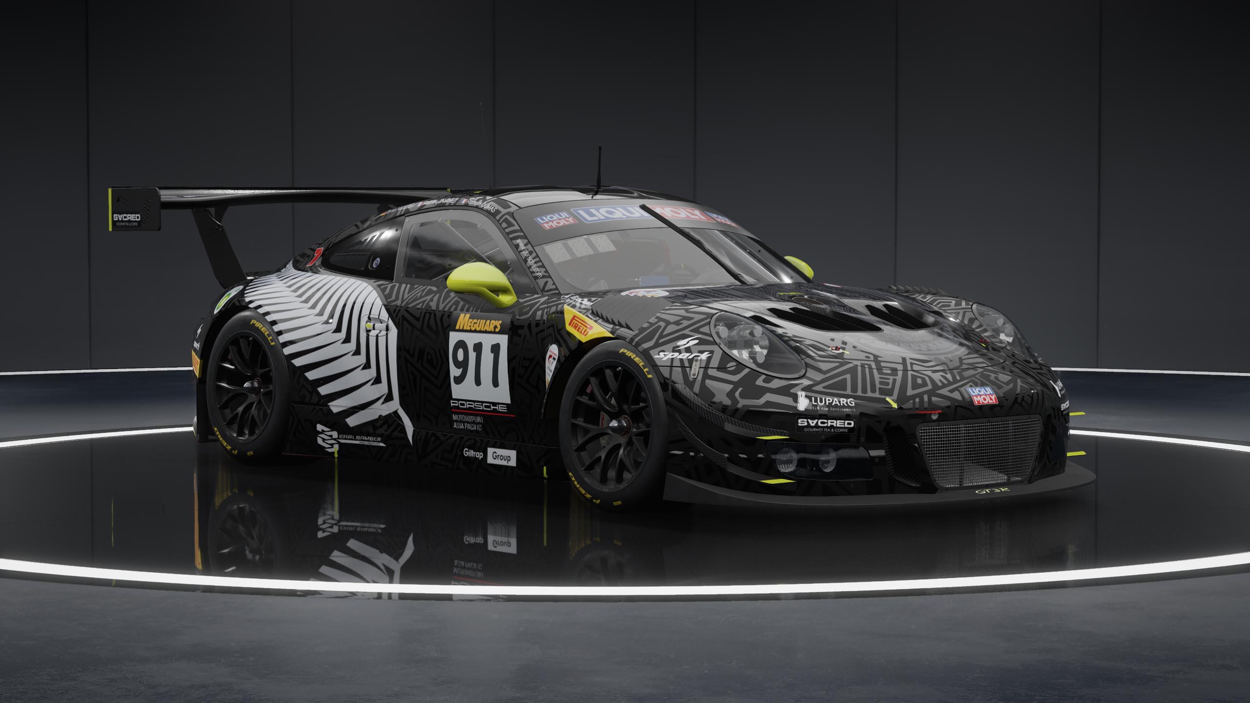 Porsche 911 GT3 R (991.2) racing car in Assetto Corsa Competizione