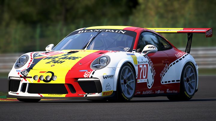 Porsche 911 II GT3 Cup racing car in Assetto Corsa Competizione
