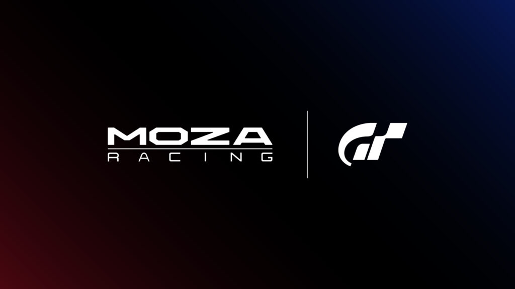 MOZA Racing and Gran Turismo logos