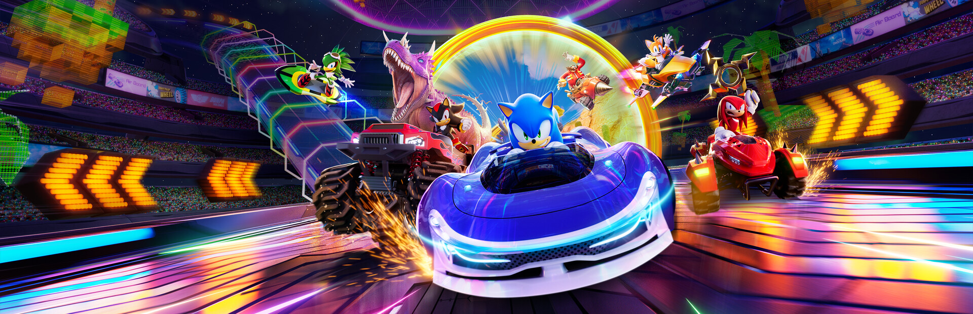 Sonic Racing CrossWorlds official key art