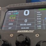 Conspit 290 GP dashboard display running live telemetry