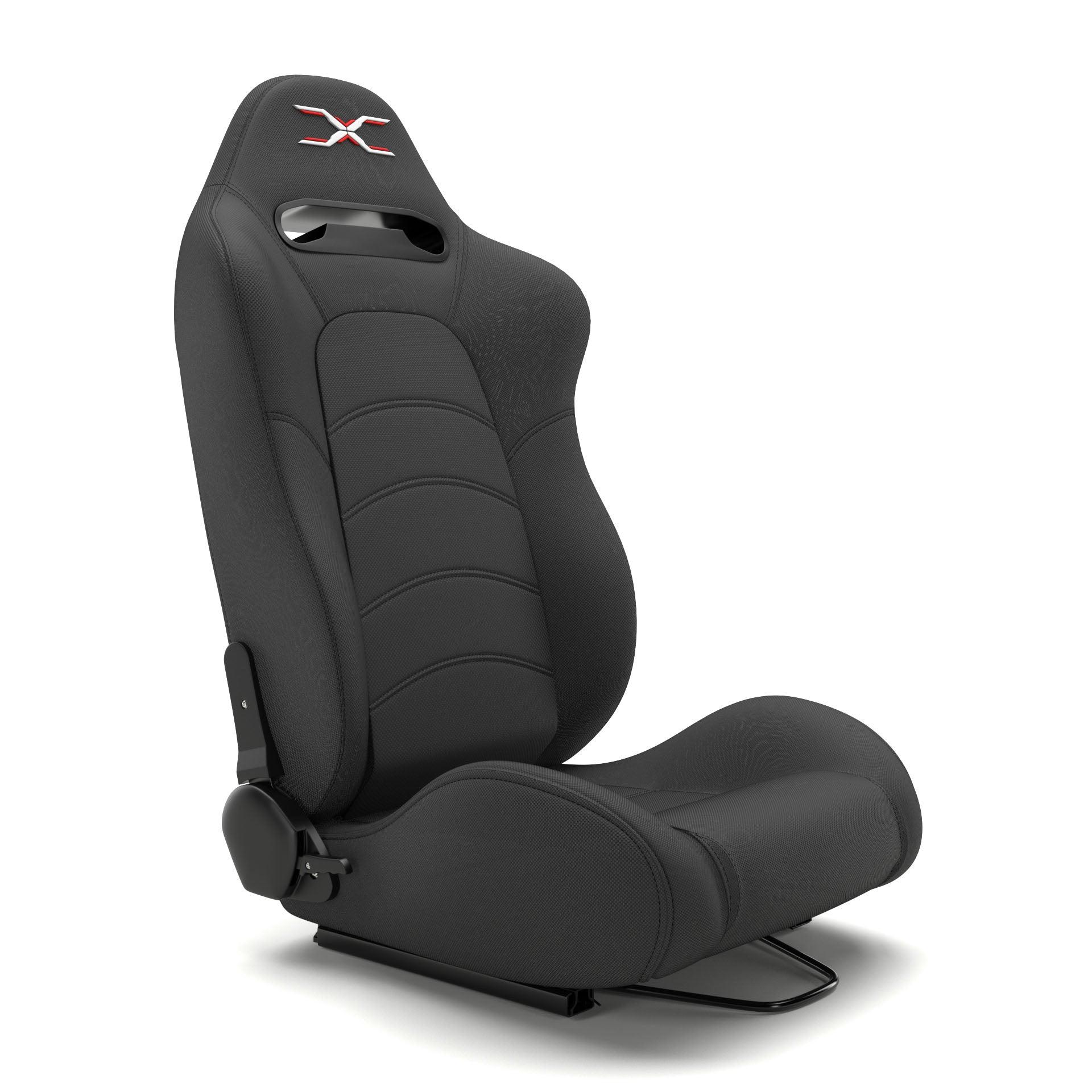 Extreme Simracing Compact reclinable sim racing seat in black