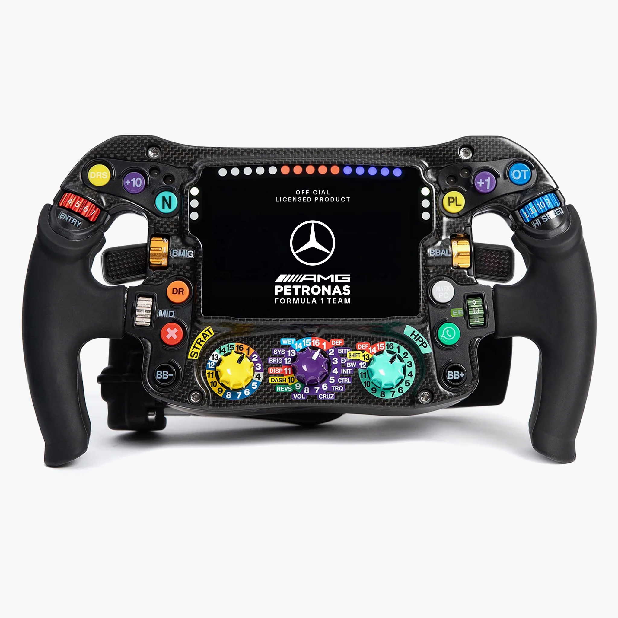 Sim-Lab Mercedes-AMG PETRONAS Formula One Team sim racing steering wheel