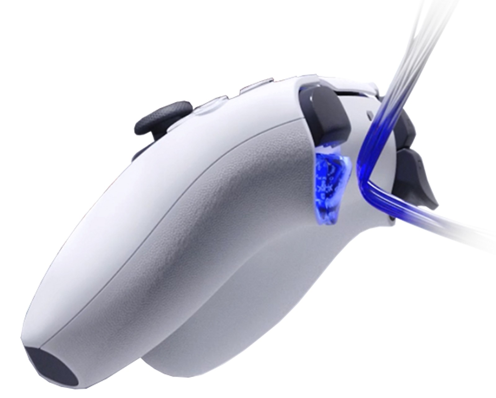 Cutaway render of the DualSense adaptive trigger mechanism
