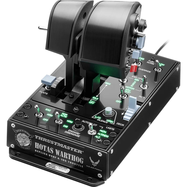 Thrustmaster HOTAS Warthog Dual Throttle with its control panel base
