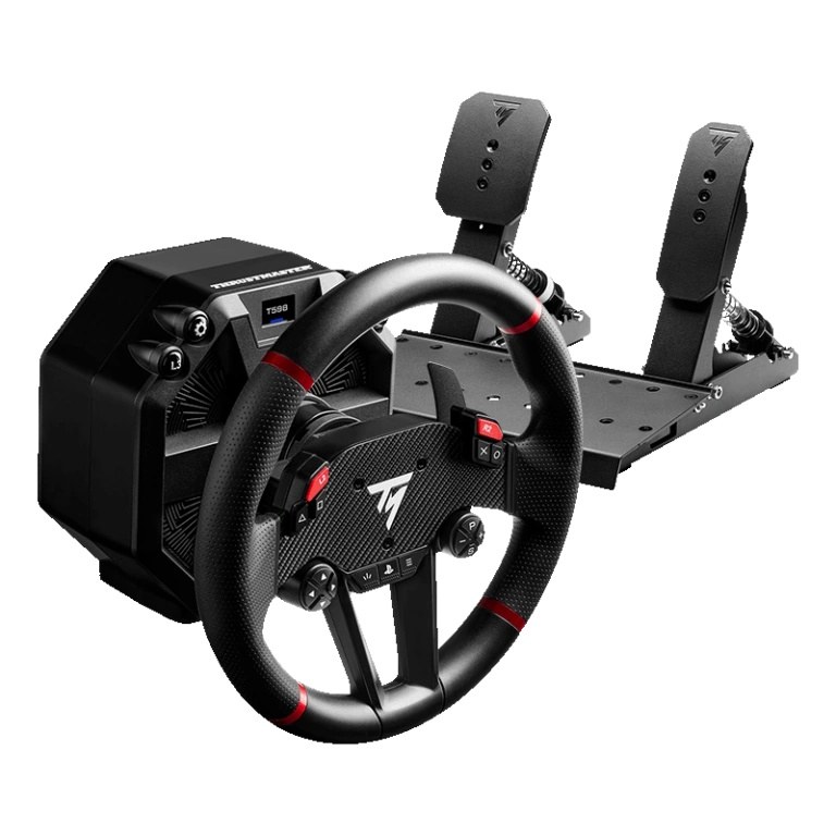 Thrustmaster T598 wheel base, wheel and pedals