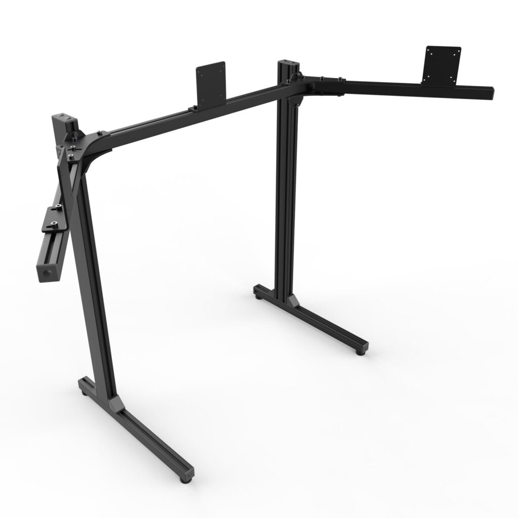 Advanced SimRacing freestanding triple monitor stand for 32-inch screens